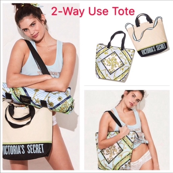 NWT 3 PC Victoria's Secret Beach & Picnic Tote Bundle - Picture 3 of 8